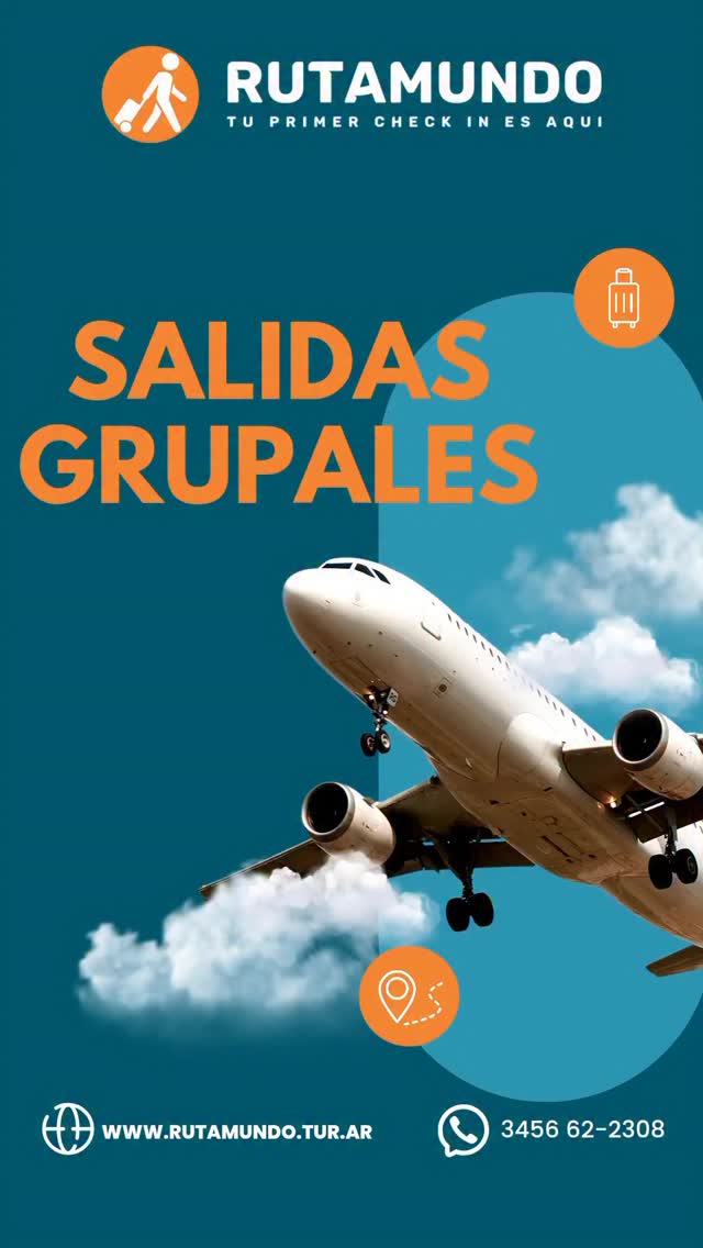 ‼️SUMAMOS SALIDAS INTERNACIONALES ✈️

🧳Grupales y acompañadas con coordinación permanente 🎒

Consúltanos 📲 3456 62-2308 o acércate para un asesoramiento personalizado a las Camelias 677

🌎Con RUTAMUNDO tu primer check in es aquí 🚐

 @federacionteenamora @turismoer

#somosrutamundo #agenciadeviajes #viajesinternacionales #salidasgrupales #vacaciones